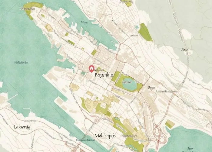 Dinbnb I Historical Two-floor With Rooftop Panorama I 1645 Heritage Appartement Bergen