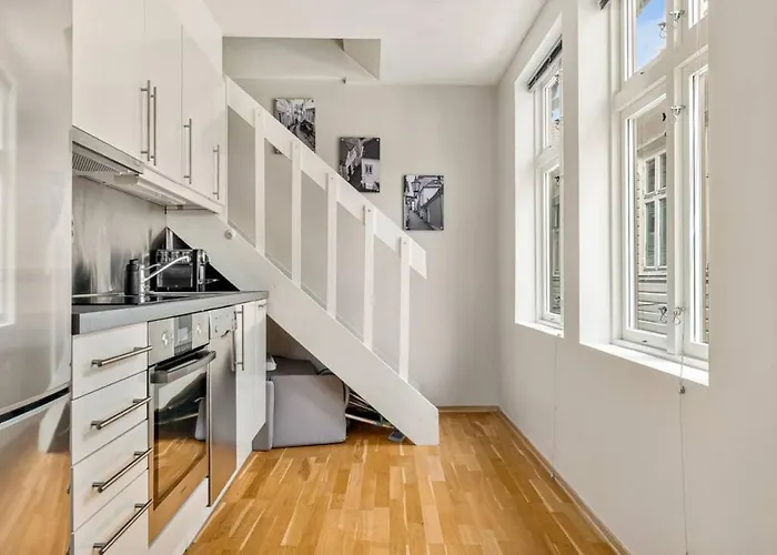 Dinbnb I Historical Two-floor With Rooftop Panorama I 1645 Heritage Appartement Bergen